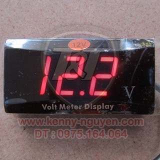 [FREESHIP] ĐỒNG HỒ BÁO VOLT BÌNH CHO XE MÁY