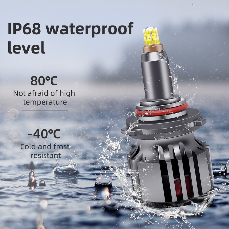 [Nâng Cấp Sự Nâng Cấp] 1 Cặp Đèn Pha LED Ô Tô 360° Bóng Đèn Phá Sương Mù H7 H11 H8 9005 9006 HB3 HB4 9012 HIR2 Cho Xe Hơi