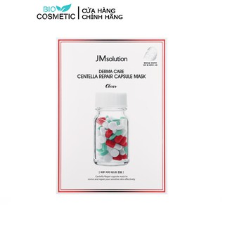 Mặt nạ JMSolution Derma Care Centella Repair Capsule Mask Clear chăm sóc, phục hồi và làm dịu da 30ml