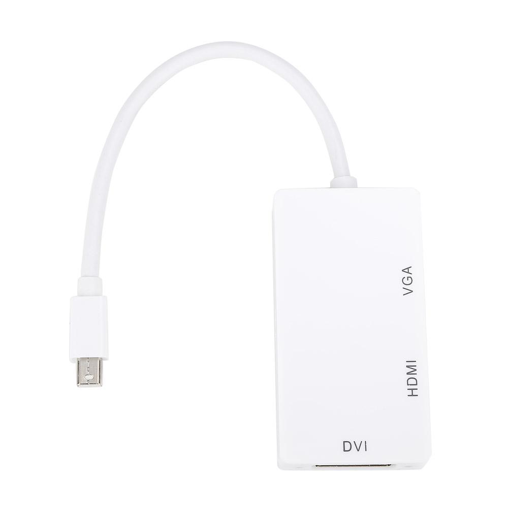 Mini Display Port To HDMI / DVI / VGA Adapter Cable