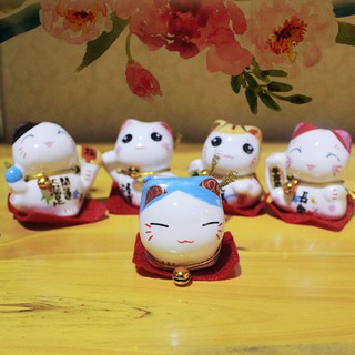 BỘ 5 TƯỢNG MÈO NEKO-MANEKI