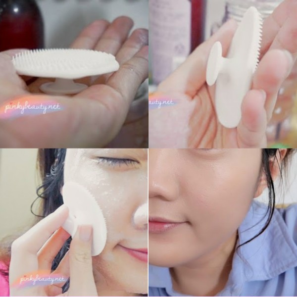 Miếng rửa mặt silicone Panaderma sạch mụn, sạch từng lỗ chân lông (Pháp)