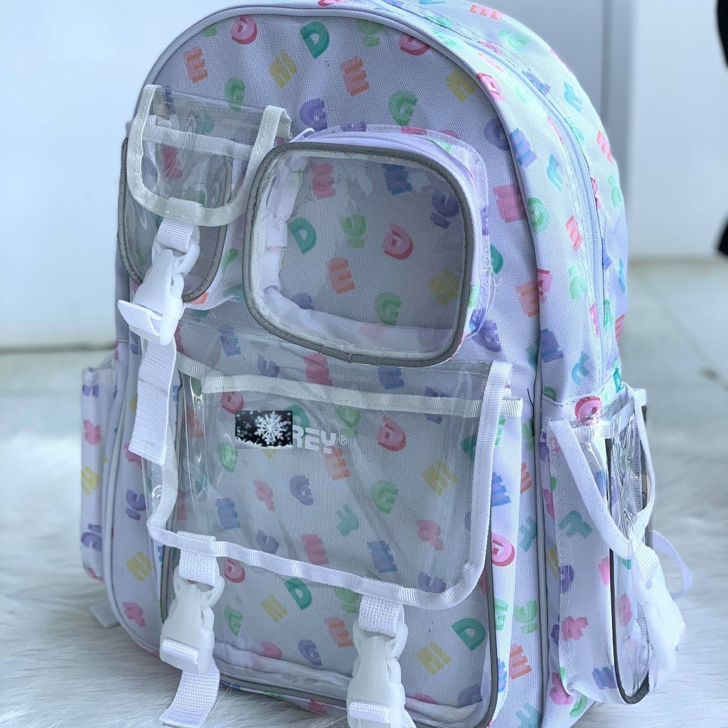 Balo Degrey họa tiết chữ và TieDye Backpack Local Brand - GIN STORE