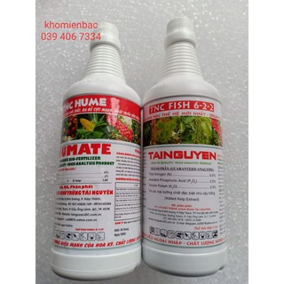 Bộ sản phẩm phân bón hume và đạm cá 6-2-2
