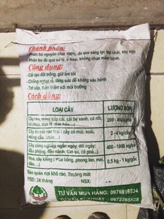 Phân bò - Bán lẻ ( 01 kg )