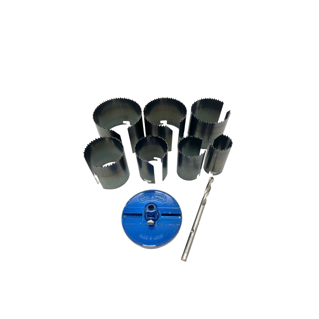 Bộ mũi khoét gỗ thạch cao khoan khoét lỗ tròn cao cấp Pumpkin Pro 26308 7 cỡ BMKG-NHAT-Pumpkin