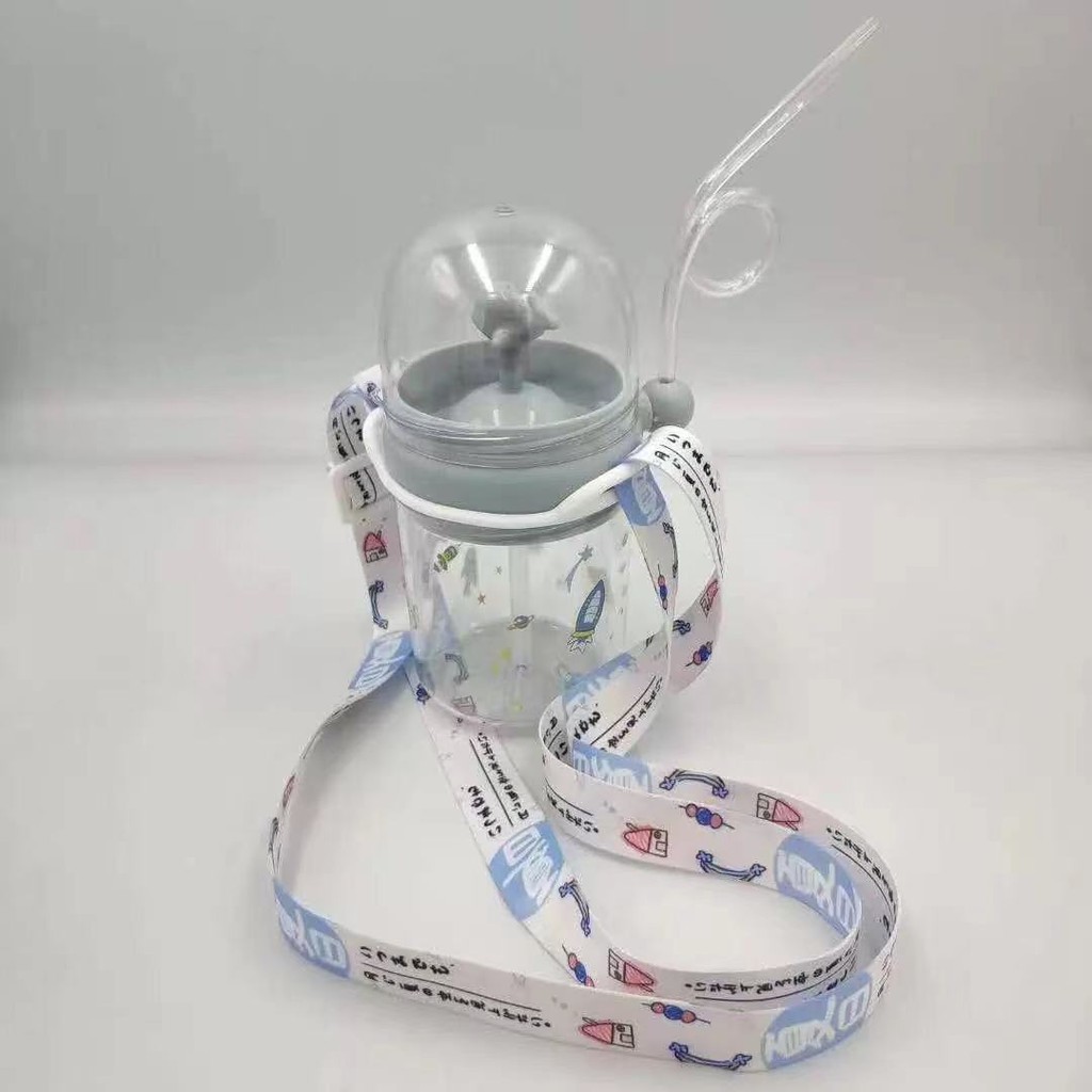 &lt;Hàng Có Sẵn&gt;Dây Buộc Cốc Nước Màu Đỏ Hình Cá Heo/ Cô Gái Cá Heo Dễ Thương Nâng Cấp Có Giá Trị Cao Cho Bé Gái