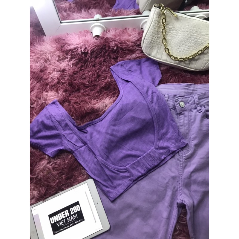 Áo Croptop hở lưng
