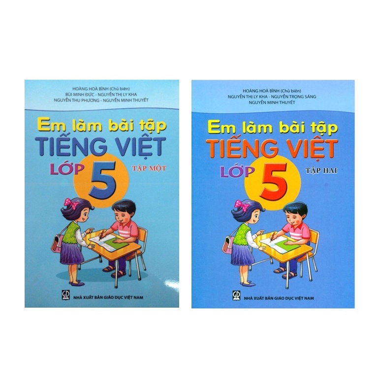 Sách - Combo Em Làm Bài Tập Tiếng Việt Lớp 5 (2 Tập)