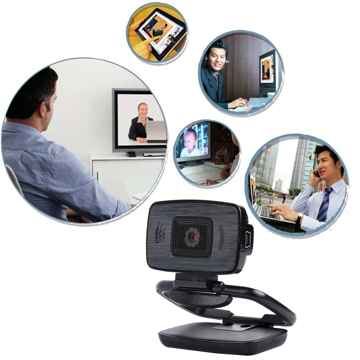 Webcam Usb 2.0 720p Kèm Mic Cho Máy Tính | BigBuy360 - bigbuy360.vn