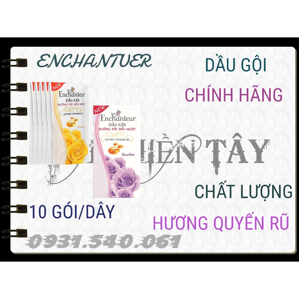 ENCHANTEUR_ DÂY DẦU GỘI EN 10 GÓI.