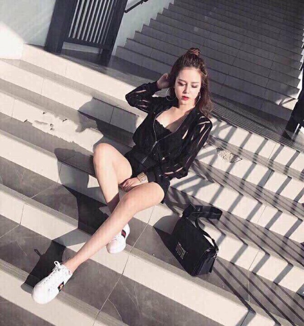 Áo Bomber Kẻ Sọc. | BigBuy360 - bigbuy360.vn