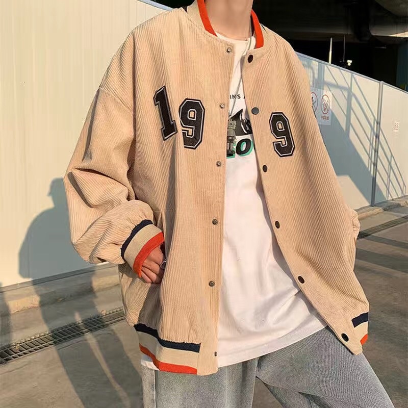Khoác Bomber Nhung Tăm Ulzzang unisex Size Big to