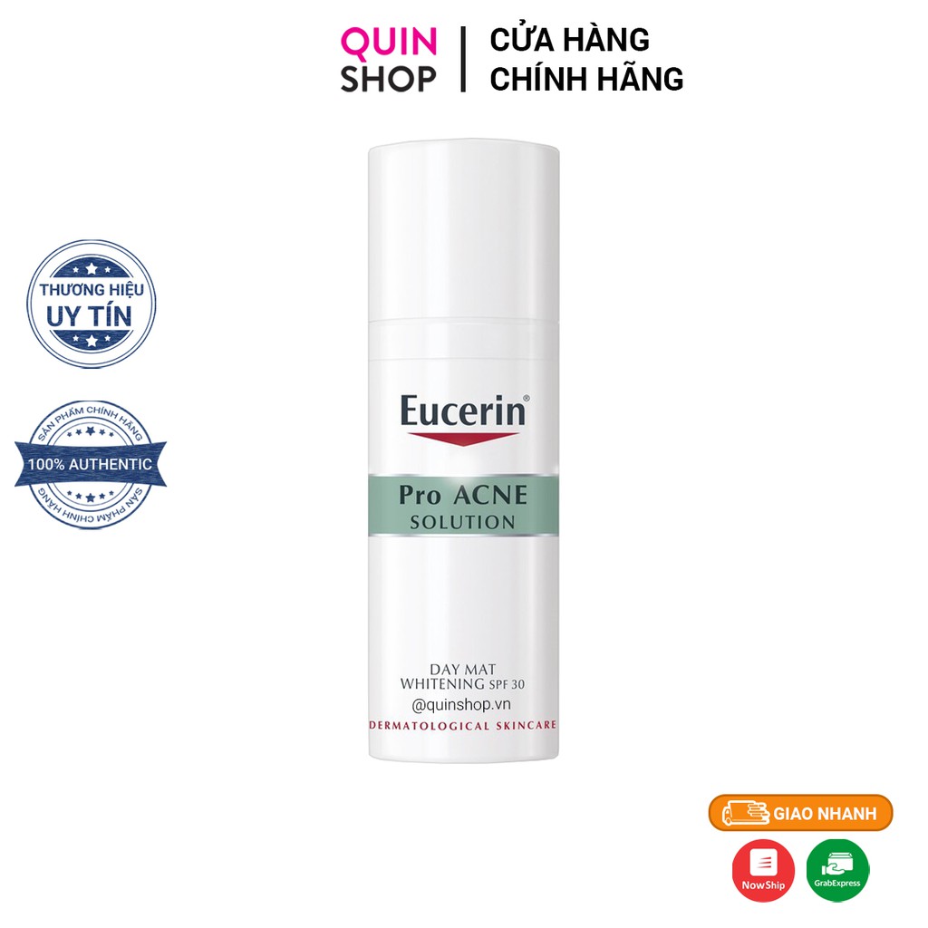 Kem Dưỡng Sáng Da Ngày Eucerin Pro ACNE Solution Day Mat Whitening SPF30