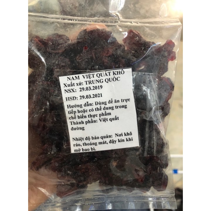 Nam Việt Quất Khô- 100g