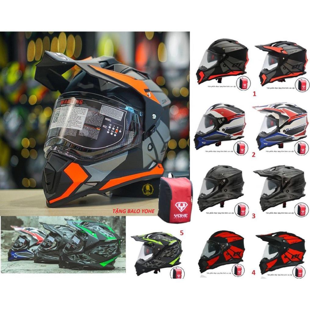 [BÁN SỈ] Mũ bảo hiểm Full.Face Dual Sport Yohe 632A Adventure - Mũ cào cào, chuyên Motor địa hình, PHƯỢT.