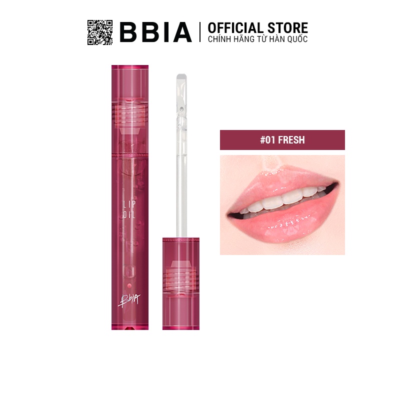 Son Bóng Trong Suốt Bbia Lip Oil (3 mùi) 4.5g - Bbia Official Store