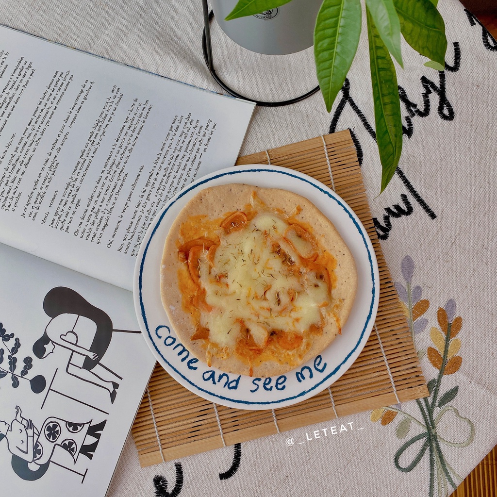 PIZZA TỪ BỘT NGUYÊN CÁM  EAT CLEAN  160Gr (Chỉ nhận ship nội thành Hà Nội )