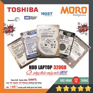 Ổ cứng HDD Laptop 320GB Seagate,WD - Tháo máy mới 95% - Bảo hành 12 tháng !