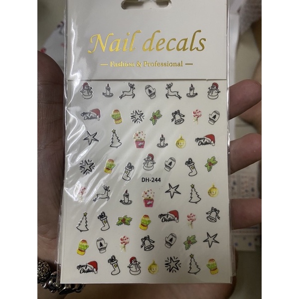 STICKER NOEL DÁN MÓNG SIÊU XINH XẮN