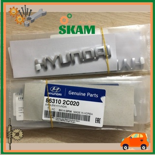 Tem dán - Decal - Logo chữ nổi HYUNDAI trên xe HYUNDAI GETZ, mã sản phẩm: 863102C020