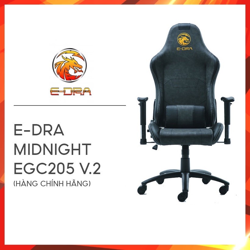 Ghế gaming E-Dra Midnight EGC205 v.2 (Hàng chính hãng)