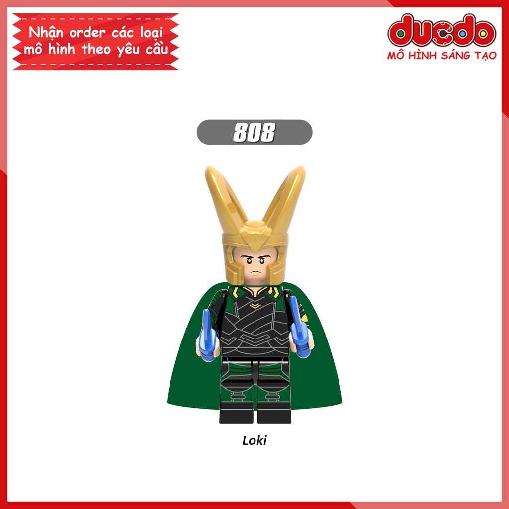 Minifigures các nhân vật trong Thor Ragnarok - Đồ chơi Lắp ghép Xếp hình Mô hình Mini Iron Man XINH X0185