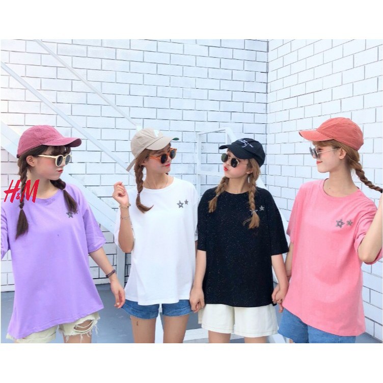 ÁO THUN TAY LỠ FORM RỘNG in Sao ngực nổi (kèm ảnh thật ) | BigBuy360 - bigbuy360.vn