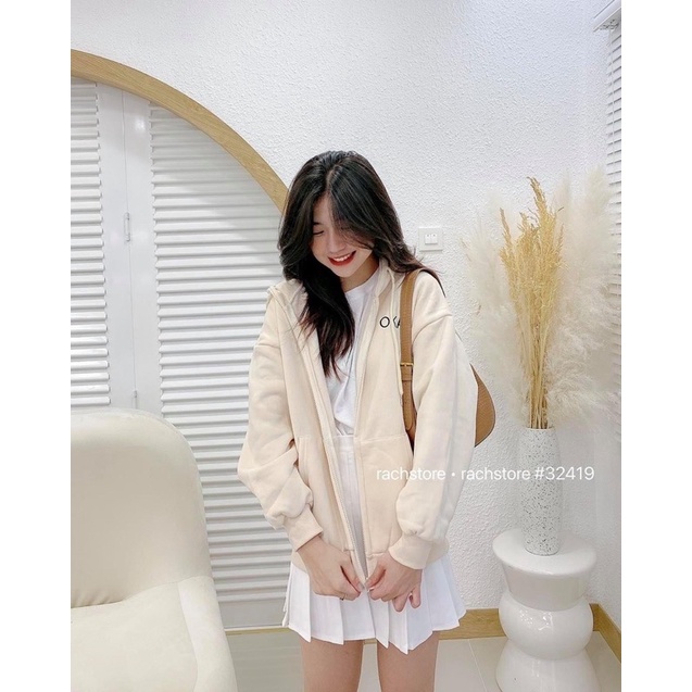 [Mã SKAMCLU7 giảm 10% tối đa 50K đơn 0Đ] [RÁCH STORE] Áo Khoác Nỉ Bông Thêu Chữ OKAY 1054 | BigBuy360 - bigbuy360.vn