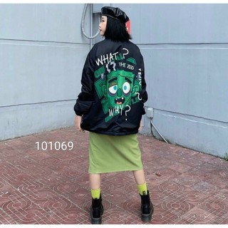 Áo khoác dù 2 lớp nam nữ zombie form rộng mới cực chất cực hot