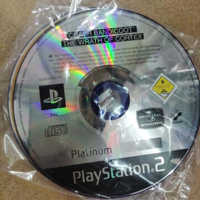 Crash Bandicoot The Wrath of the Cortex PS2 Euro