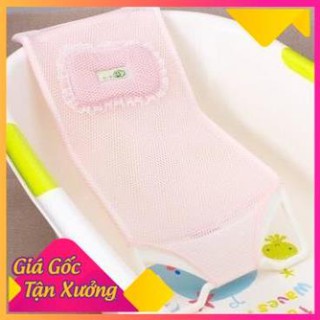 Giường lưới tắm kèm gối cho bé