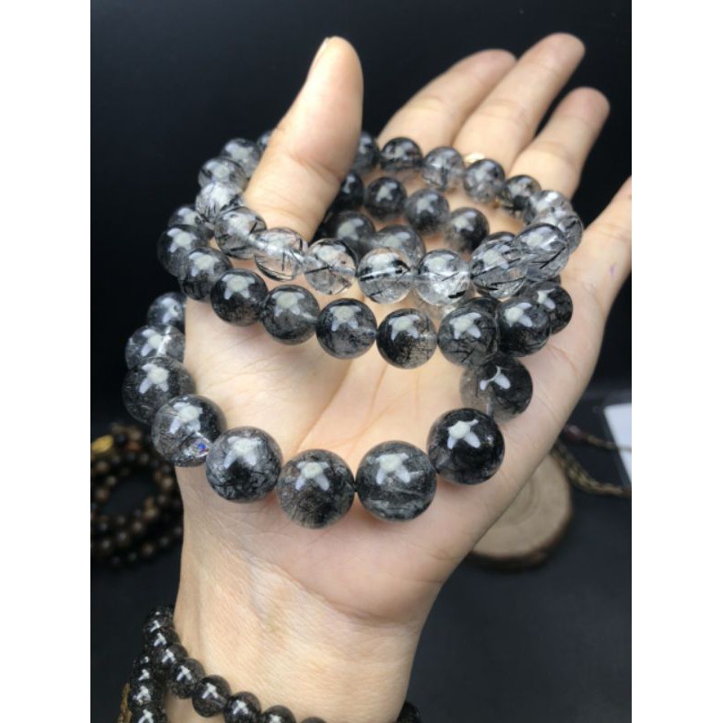 vòng thạch_anh tóc đen 10.5li