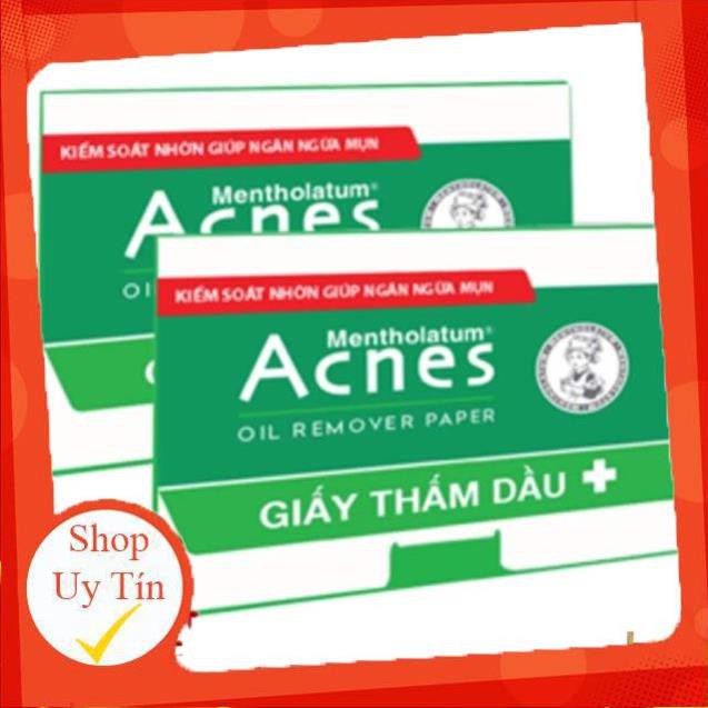Giấy thấm dầu Acnes G100 tờ giúp loại bỏ bẩn và dầu nhờn trên da mặt