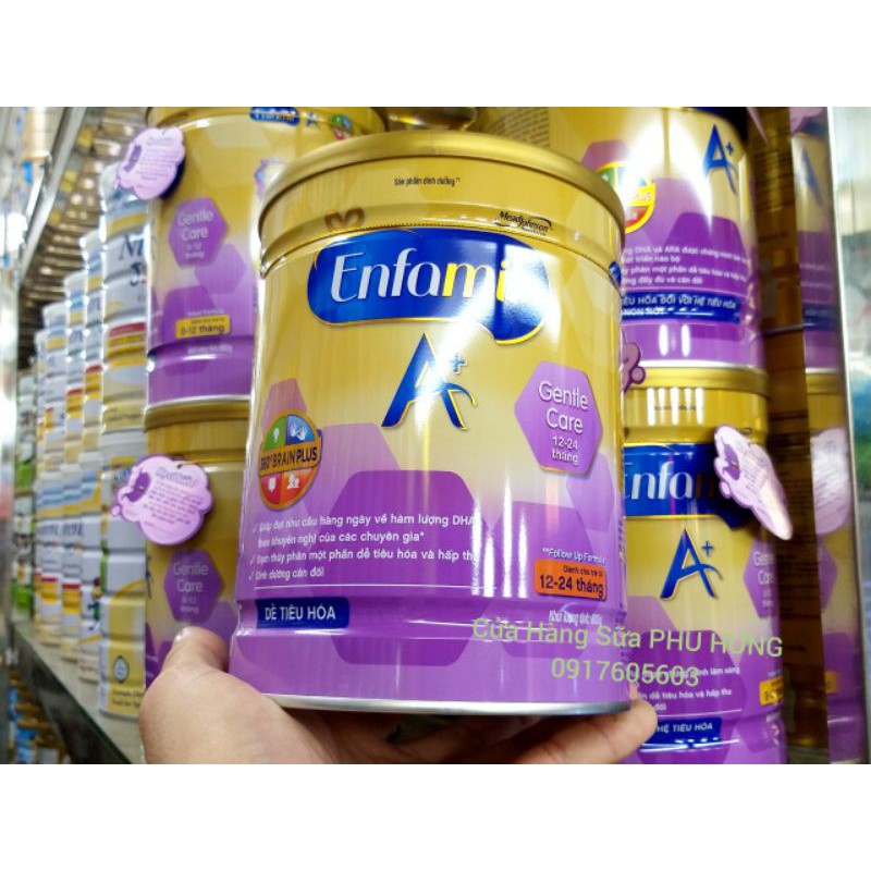 Sữa Enfamil A+ Gentle Care lon 800g. Date xa