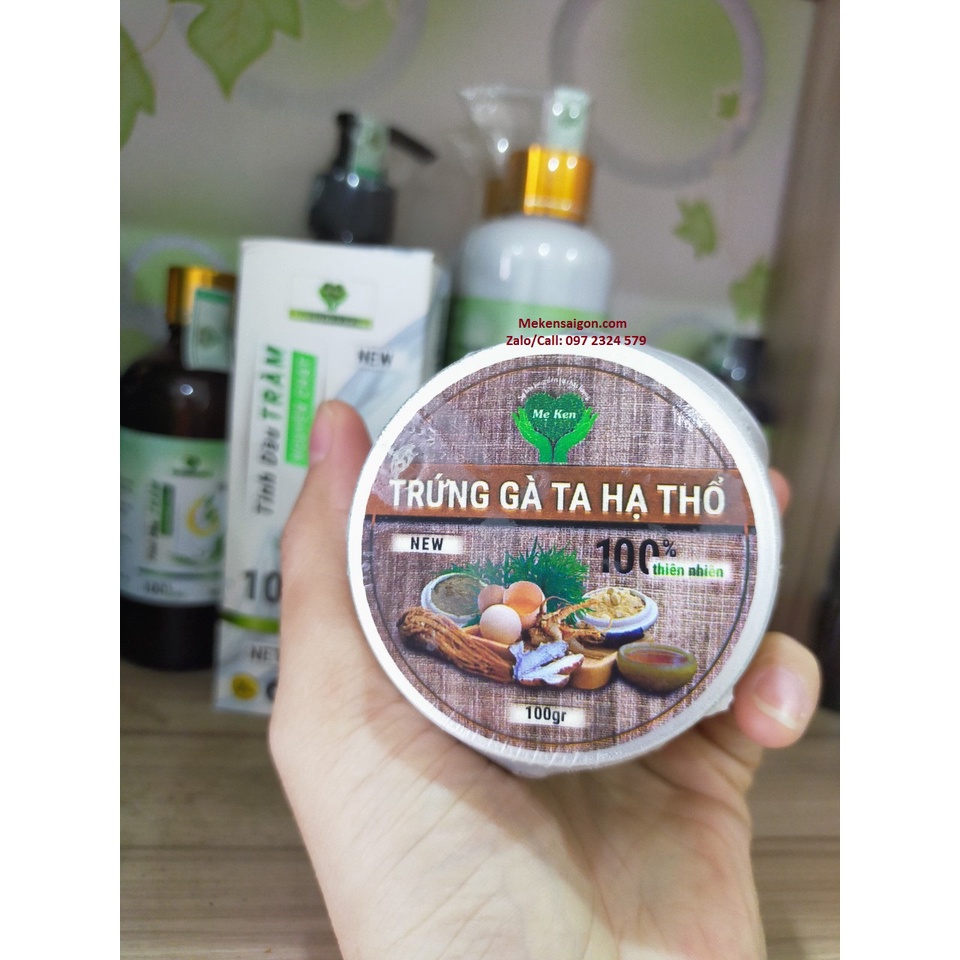 Trứng gà ta hạ thổ thuốc bắc Mẹ Ken-Chai dạng xịt 100gr đắp nạ hoặc xông hơ làm đẹp sau sinh hoặc uống bổ máu lợi sữa