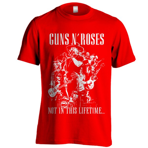 Áo Thun Nam In Hình Ban Nhạc Distro Legend Gnr Guns N Roses Bx0912 Blue Dongker Size Xs - 6xl