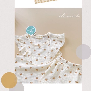 🌸 BỘ XÔ MUSLIN CHO BÉ GÁI 🌸