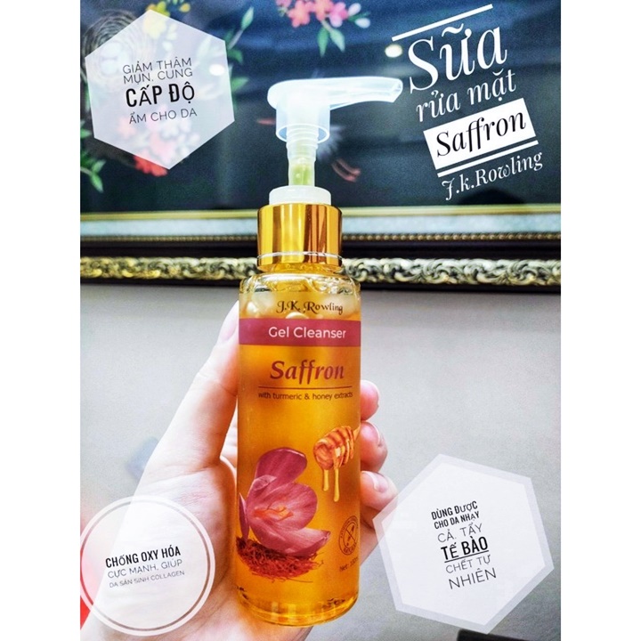 Sữa Rửa Mặt Saffron Gel Cleanser J.K Rowling 100ml – ACL681