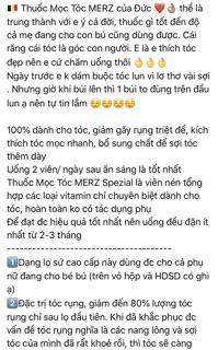dầu dưỡng mọc tóc Merz hàng Đức