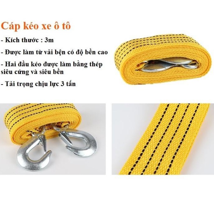 Bộ dụng cụ cứu hộ 9, 10 món dành cho xe ô tô trong trường hợp khẩn cấp