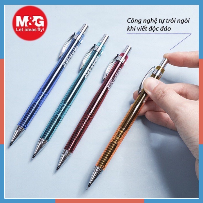 Bút chì kim tự động có đầu tẩy - Chì kim trôi AMP01102/01103 Automatic Pencil