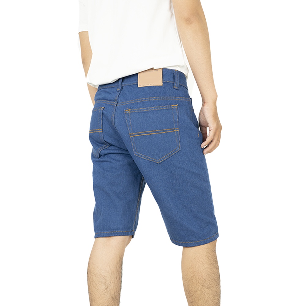 Quần short jean nam ngắn cao cấp chất bò big size kiểu trơn đơn giản VN56C