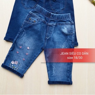 Quần Jean lửng bé gái