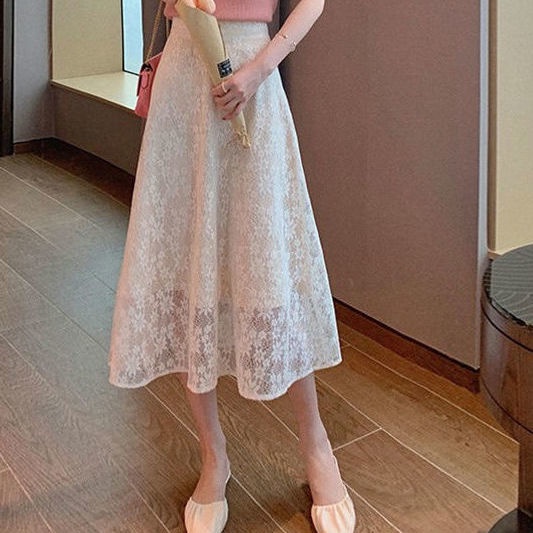 AMOI Set Áo Thun Ngắn Tay Và Chân Váy Chữ A Lưng Cao Thời Trang Dành Cho Nữ 2022