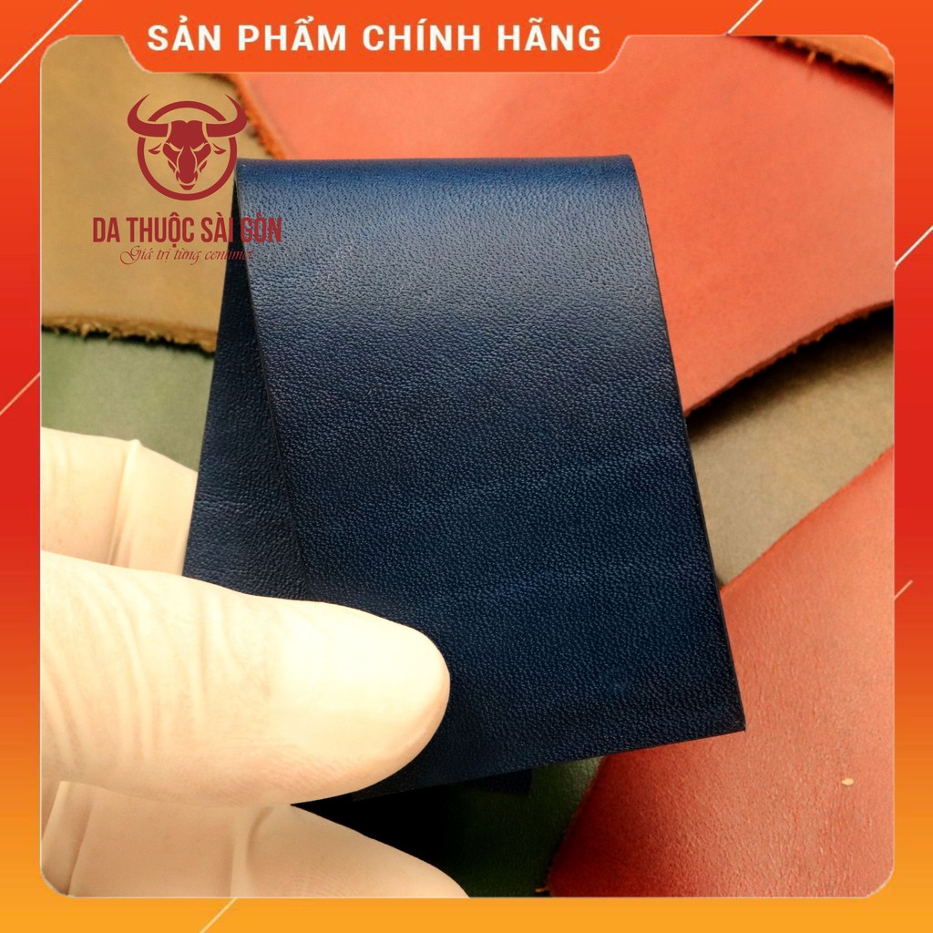 Màu mhuộm da bò Italy cao cấp màu xanh dương đậm (Bluette) - Da Thuộc Sài Gòn