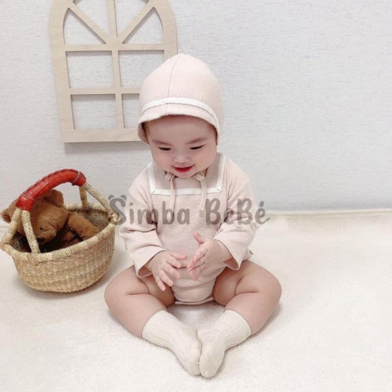 [CHẤT] Bộ Bodysuit thuỷ thủ Roa chất mỏng Peekaboo nội địa Hàn cho bé | BigBuy360 - bigbuy360.vn