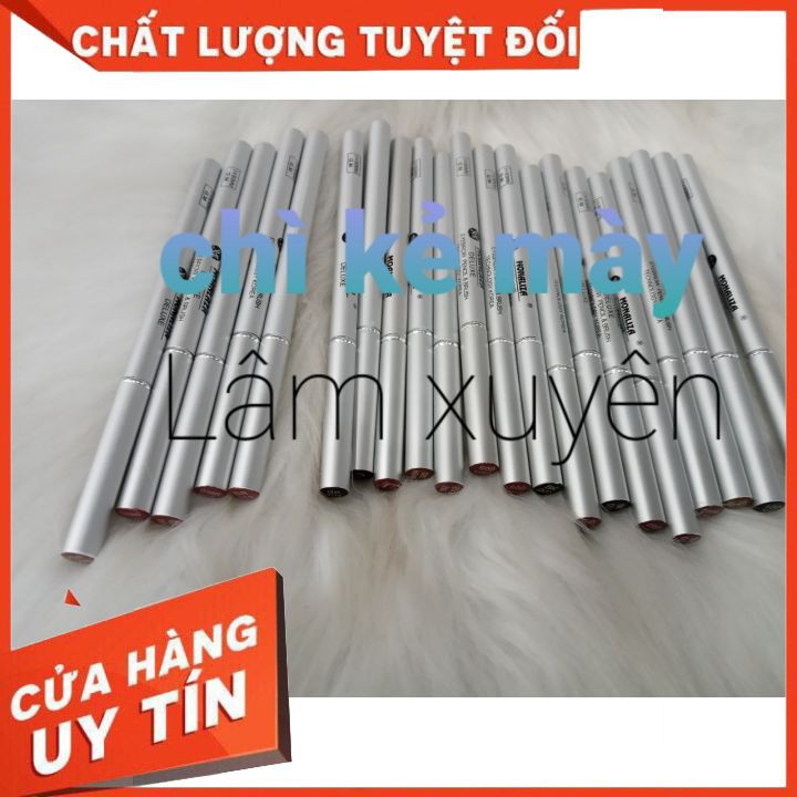 Chì kẻ mày Monaliza  FREESHIP Chất liệu sáp không quá mềm nhũn, cọ định dạng để có đường chân mày sắc sảo trước khi tô