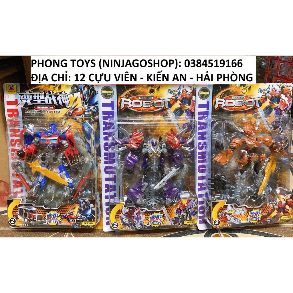 Mô hình máy Transformer Robot Transmutation Biến Hình xe mãnh thú cực đẹp giá rẻ