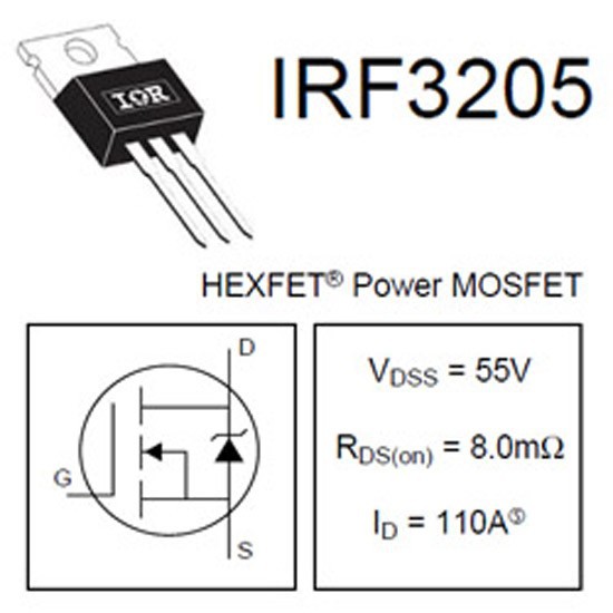 Mosfet IRF3205 Kênh N